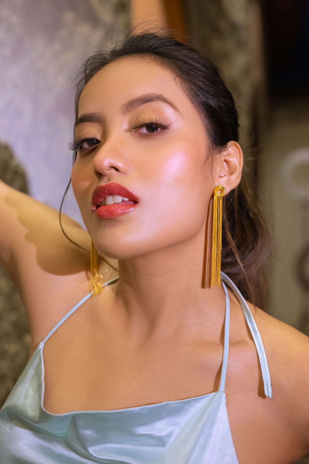 Millo Short Tassel earrings