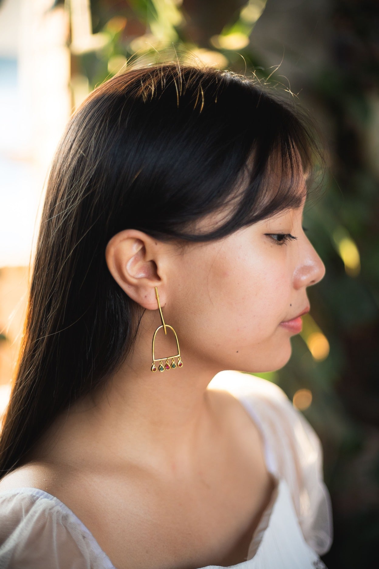 Colour Raindrop Earrings