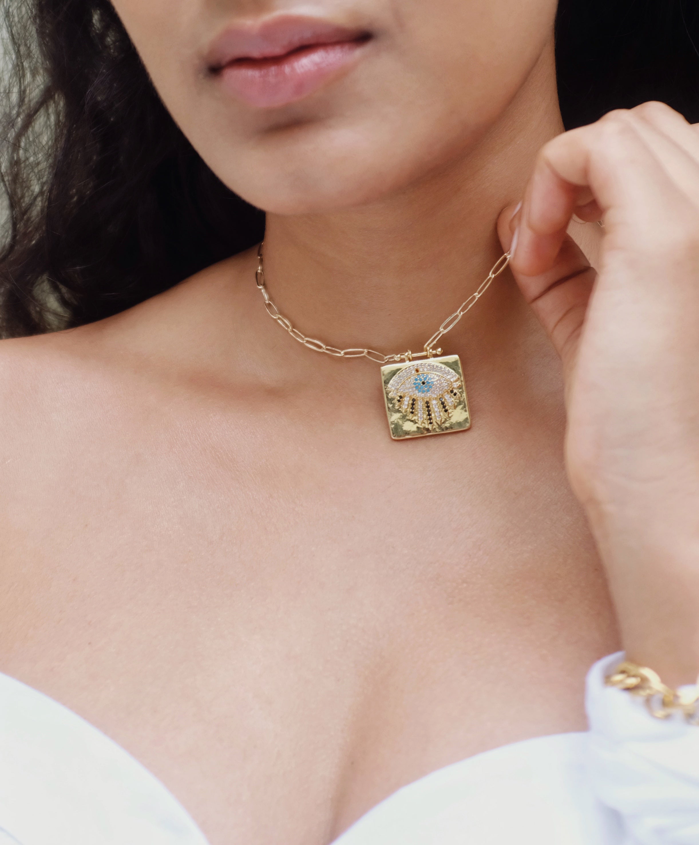 Hamsa Medallion
