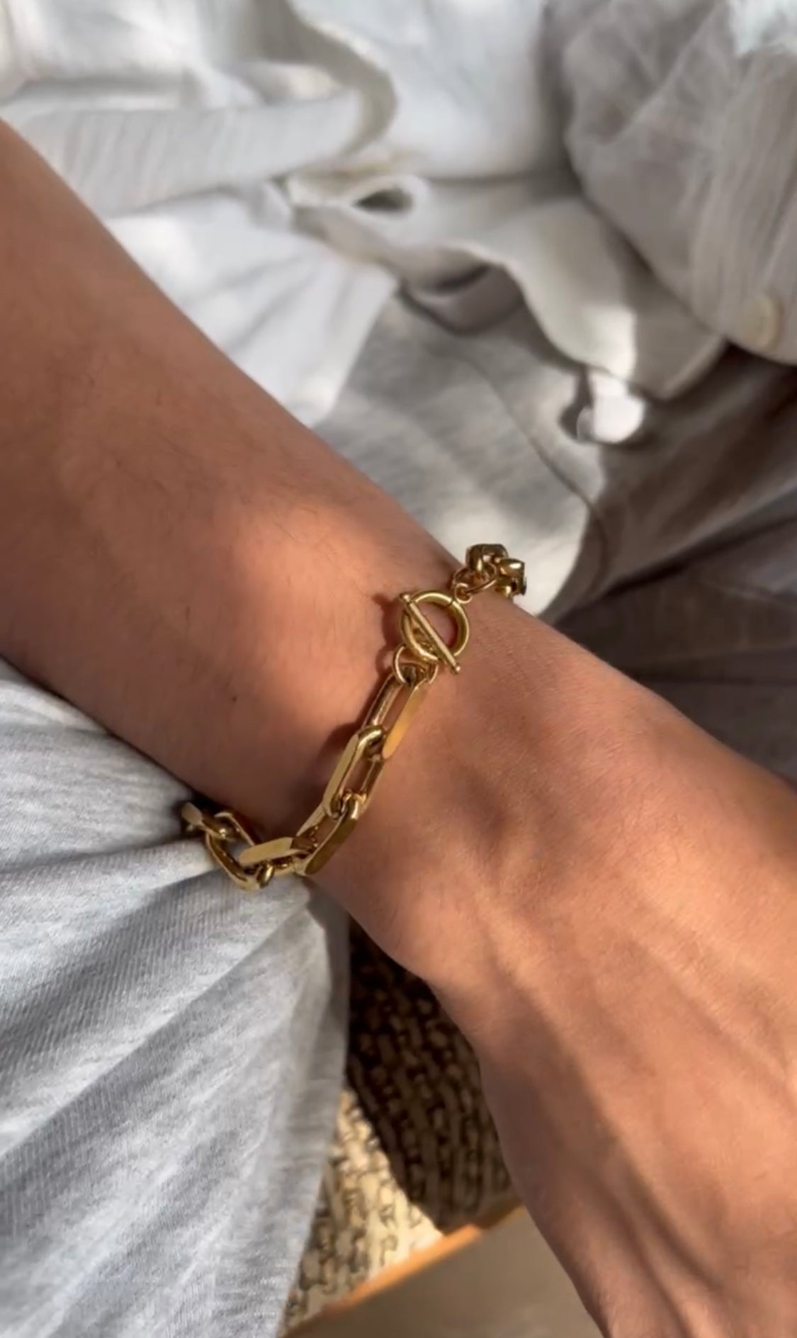 Alex Gold Metal Bracelet