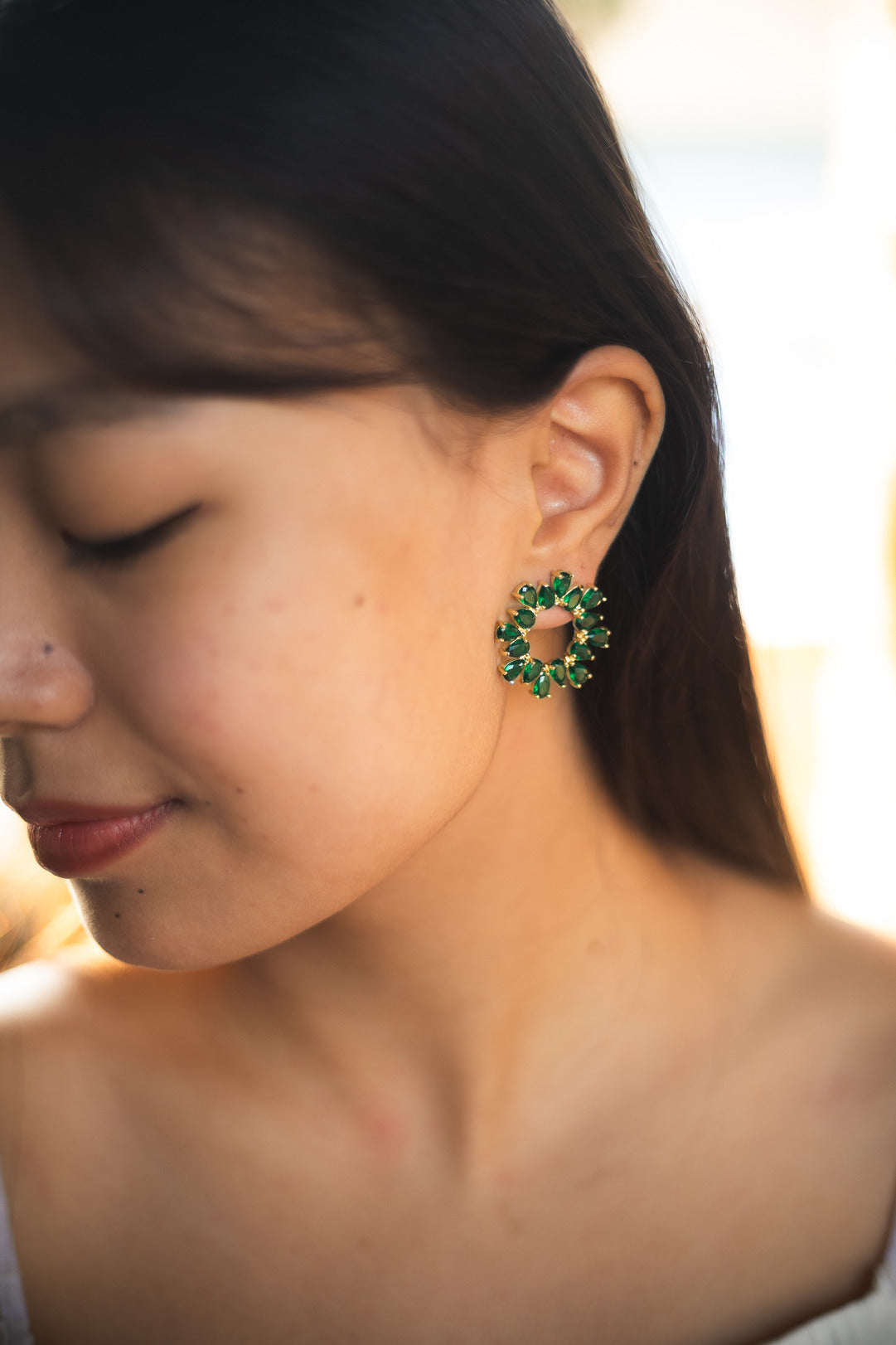 Emerald Wreath Earring